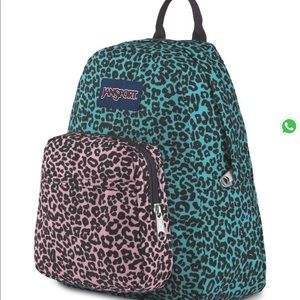 Jansport half pint leopard life backpack